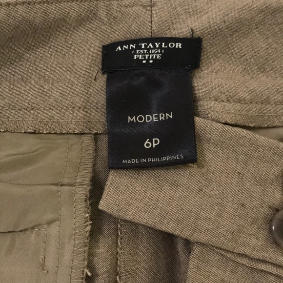 👠 Ann Taylor Petite Modern Trousers 6P - Picture 5 of 12